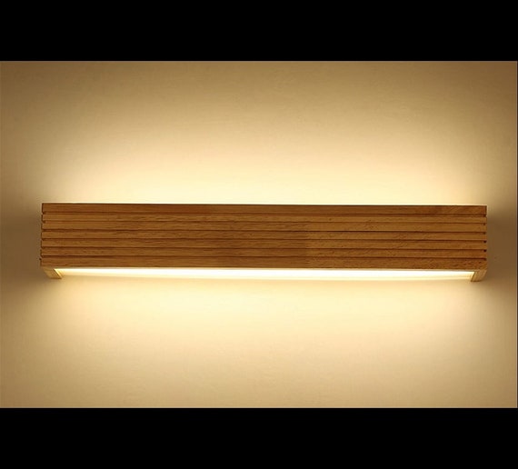 Uniquely crafted wooden wall sconce – Wall lamp.
