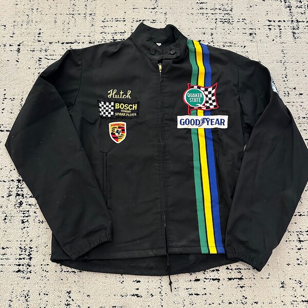 Chaqueta de carreras Porsche vintage de los años 70