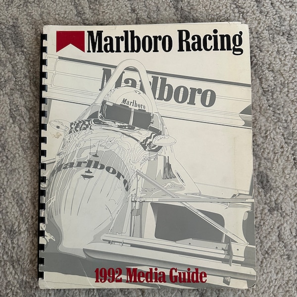 1992 Marlboro Racing Media Guide