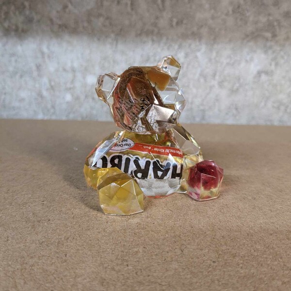 Bär Figur Haribo/Epoxidharz Kunst/Geschenk/Unikat/Dekoration