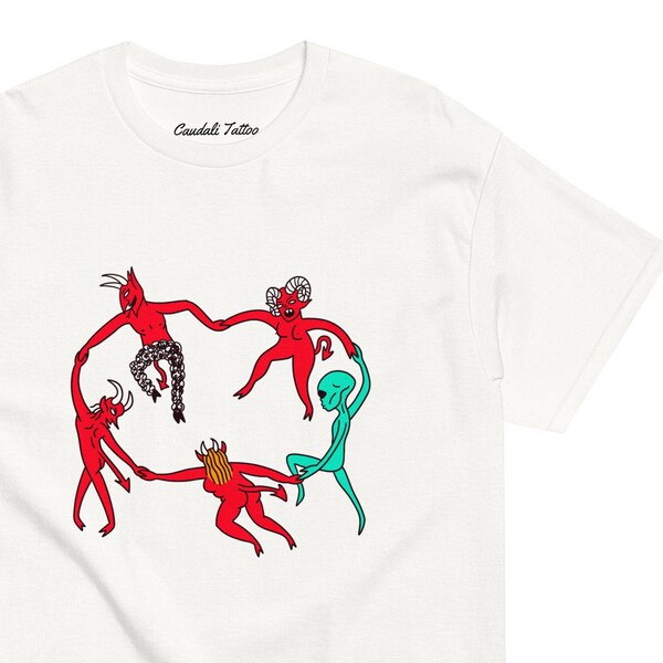 Devil T-shirt, la Danse Henri Matisse T-shirt, illustration T-shirt, tattoo T-shirt, graphic T-shirt, funny T-shirt