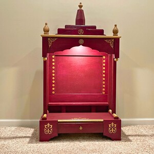 Pooja Mandir for Home, Made in USA, Fast Free Shipping image 2