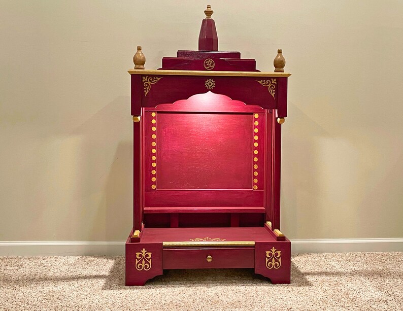 Pooja Mandir for Home, Made in USA, Fast Free Shipping image 2