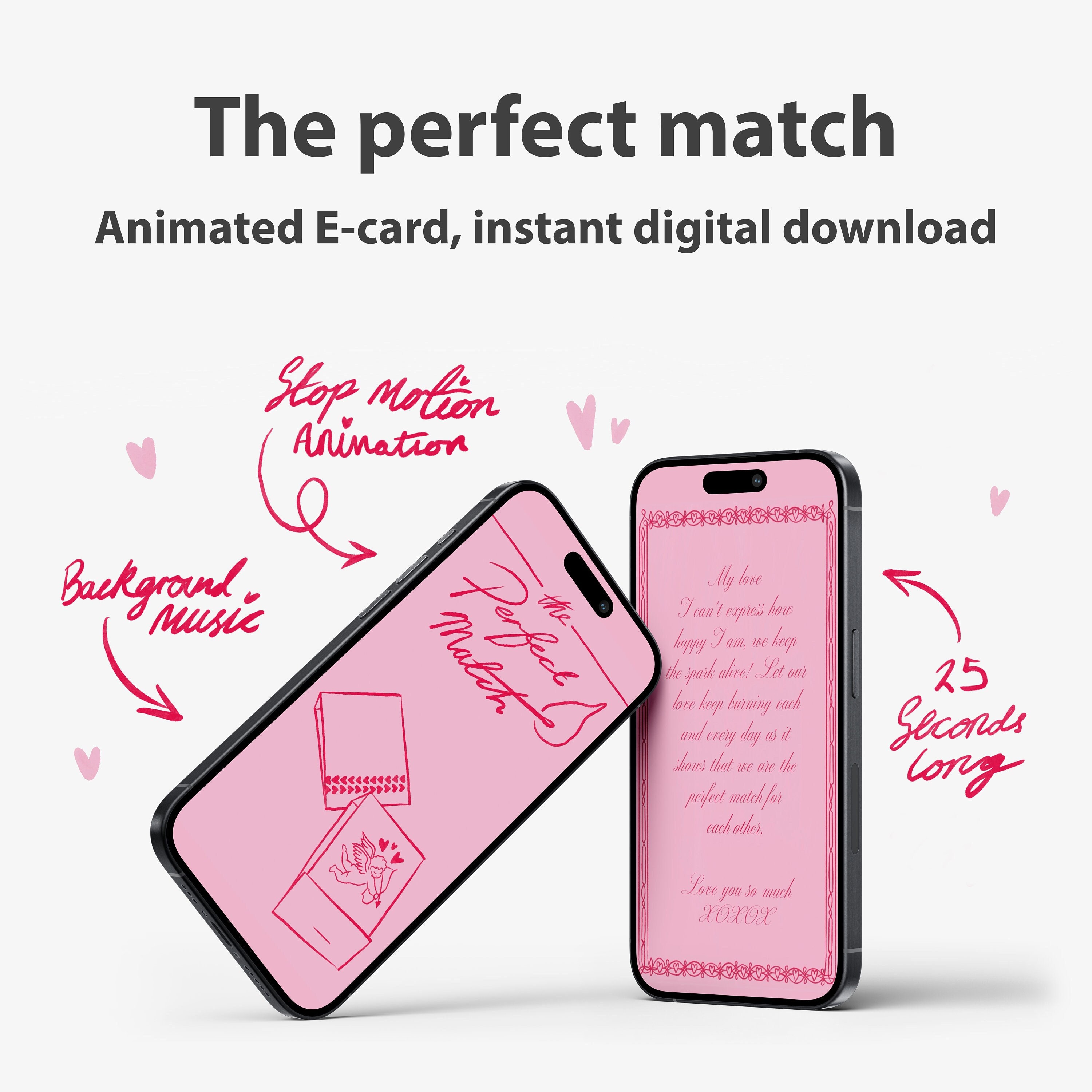 The Perfect Match, E-card, Animated Video for Valentines and Romantic ...