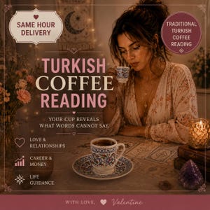 Traditional Turkish Coffee Reading | Coffee Fortune Reading | Tasseography Reading | Love, Career & Future Guidance | Same Hour
