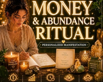 Money & Abundance Ritual | Attract Wealth, Prosperity Financial Success | Personalized Manifestation | Same Hour Energy Work