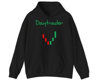 Hoodie Sweatshirt Daytrader mit Kerzen