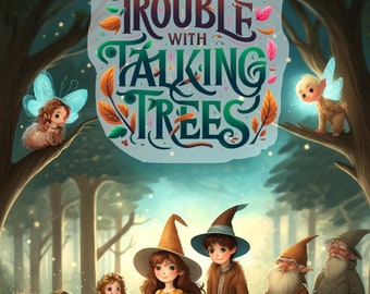 Trouble with Talking Trees, Alena, the young witch and her familiar, children's books, bedtime stories, kids fairy tales, magical adventures