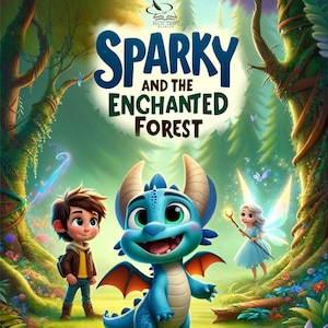 Sparky e la foresta incantata, libro fantasy per bambini, avventure magiche, foresta incantata, storia di avventure per bambini, racconti di amicizia.
