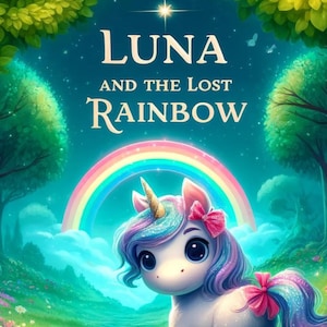 Luna and the Lost Rainbow, children&#39;s books, bedtime stories, kids fairy tales, magical adventures, animal stories