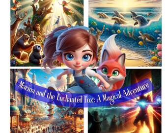 Marina and the Enchanted Fox: A Magical Adventure – a series with 4 episodes in total. children's books, bedtime stories, kids fairy tales