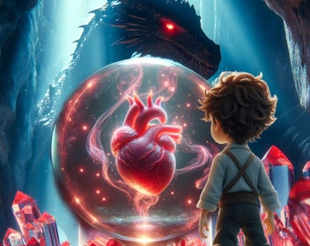 Archer and the Quest for the Dragon's Heart, livres pour enfants, histoires pour s'endormir, contes de fées pour enfants, aventures magiques, histoires d'animaux