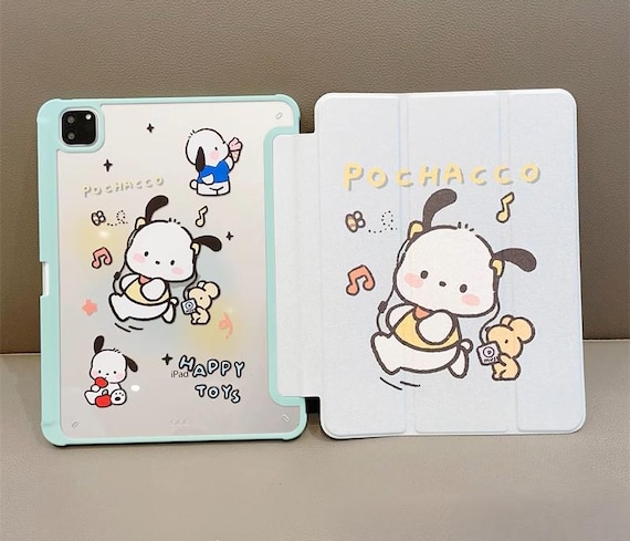 iPad本体 pecopoco Kawaii Pochacco iPad Case – Sanrio Cover With Pochacco Mint Green