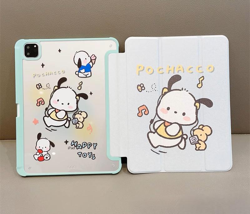 iPad本体 pecopoco Kawaii Pochacco iPad Case – Sanrio Cover With Pochacco Mint Green