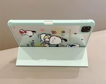 Kawaii Pochacco iPad Case – Sanrio Cover With Pochacco Mint Green