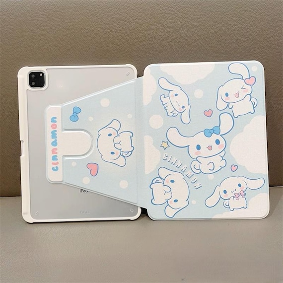 iPadアクセサリー shinonome go! Sky Blue Cinnamoroll iPad Case - Cute Sanrio iPad Cover for iPad