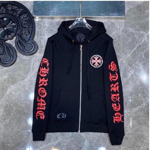 Black Zip Up Streetwear Men's Hoodie Aesthetic  Hoodie