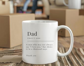 Dad Definition Coffee Mug, Sentimental Father's Day Gift