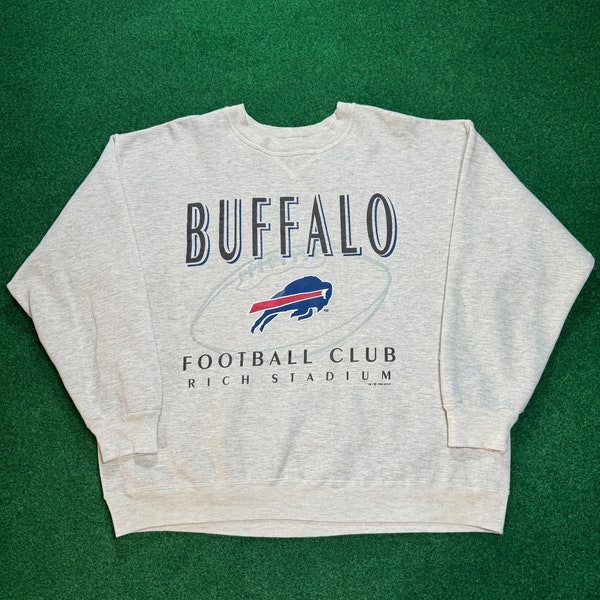 Vintage 90s Buffalo Bills Salem Men’s Large Pullover Crewneck Sweatshirt