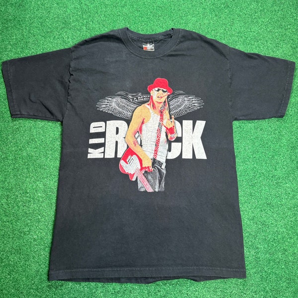 Vintage Y2K Kid Rock Men’s Large 2006 Rock Tour T Shirt