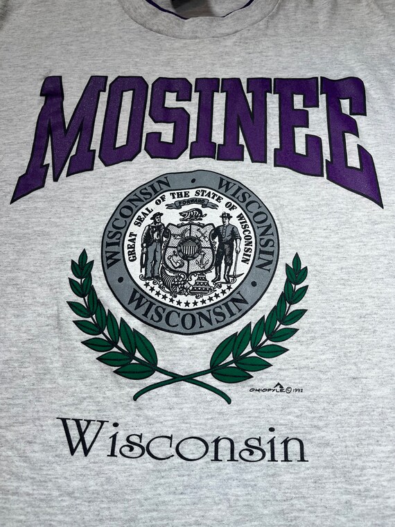 Vintage 90s Mosinee Wisconsin Mens XL Collegiate … - image 5