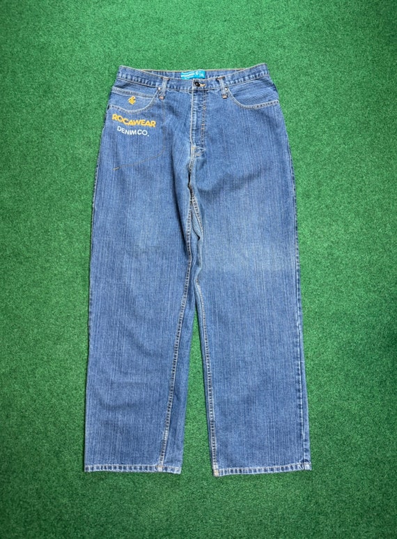Vintage Y2K Rocawear Denim Baggy Men’s 36x34 Jeans