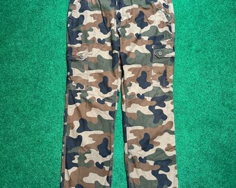 Vintage Y2K Southpole Camo Pantalon cargo pour homme 36 x 32, hanches et hanches