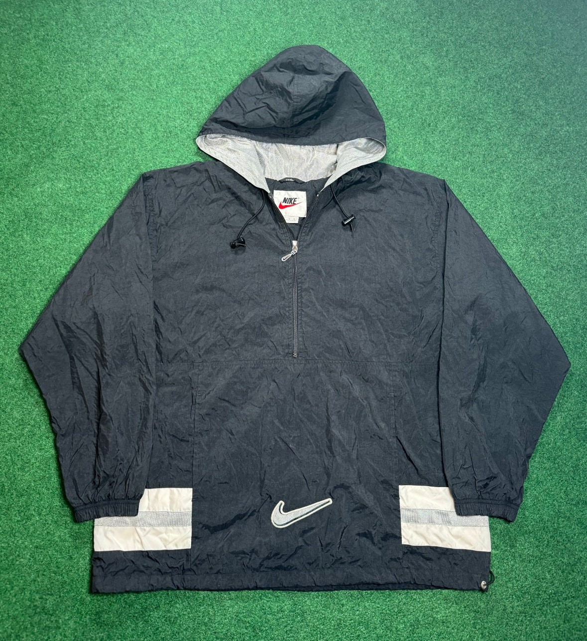 Nike Big Swoosh Jaqueta Vintage À Prova D'água - Escorrega o Preço