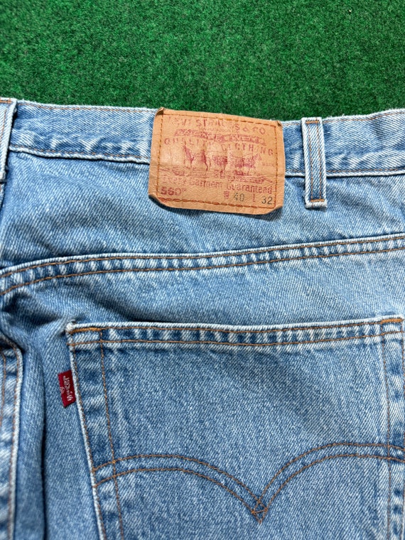 Vintage 90s Levi’s 560 Men’s 40 Loose Fit Baggy T… - image 5