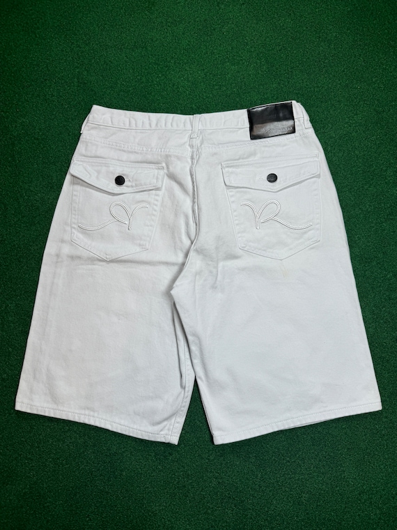 Vintage Y2K Rocawear White Denim Shorts Mens 36 Jo