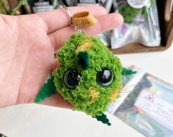 Crocheted nug keychain