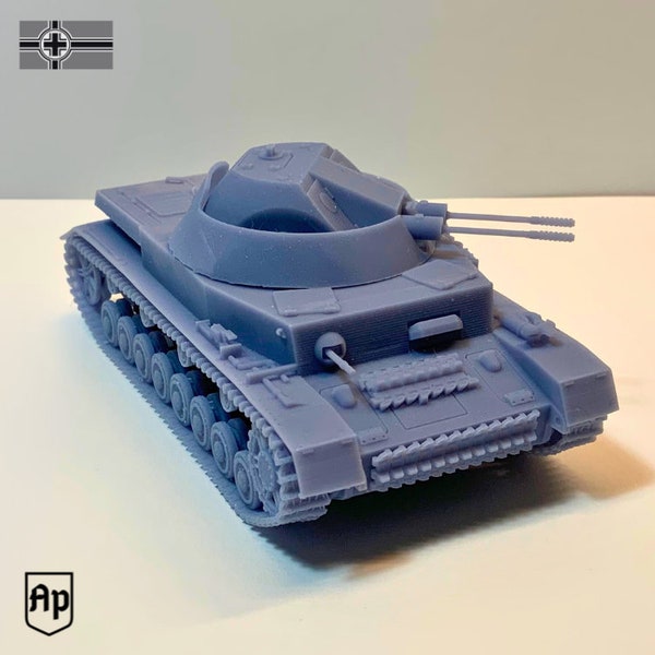 German Kugelblitz Flakpanzer - Etsy