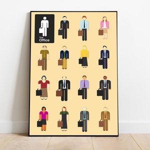Poster The Office, arte murale e decorazioni per la casa, poster di serie TV comiche in regalo
