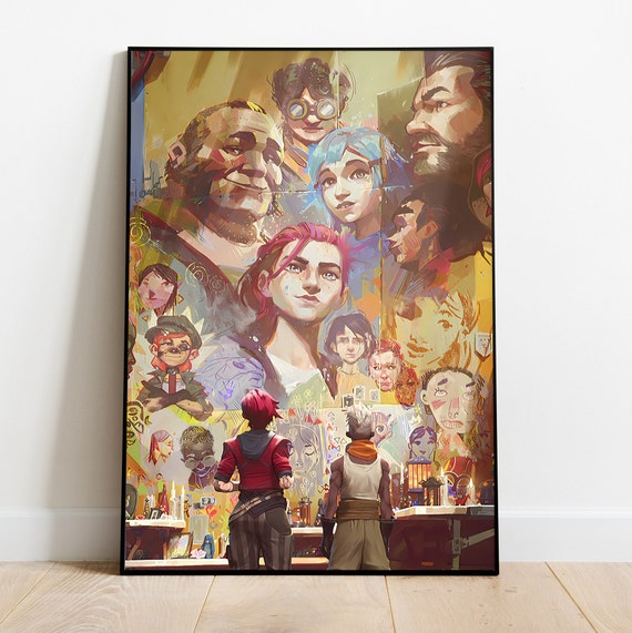Arcane Poster, Wall Art & Home Decor, Animated Series Poster Gift