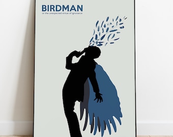 Birdman Poster, Wall Art & Home Decor, Academy Award-Winning Movie Poster Gift