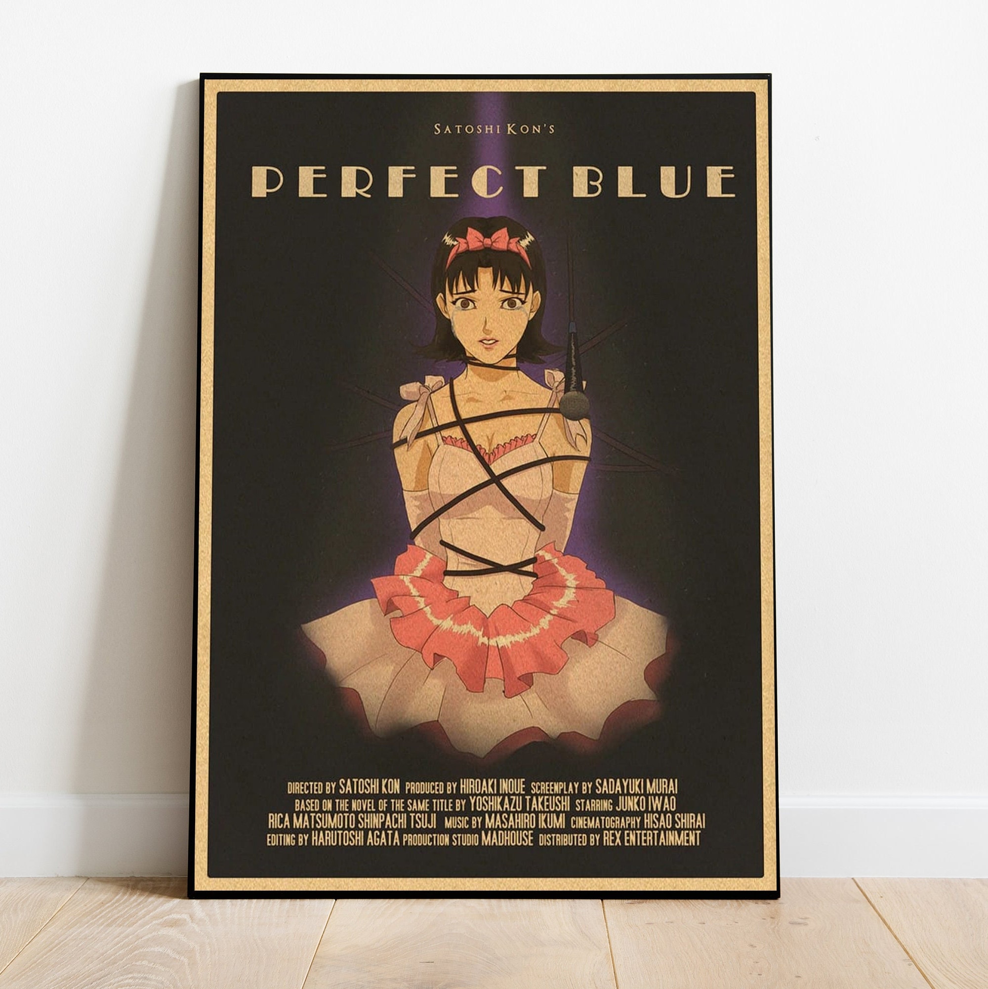 Perfect Blue Poster, Wall Art & Home Decor, Psychological Thriller