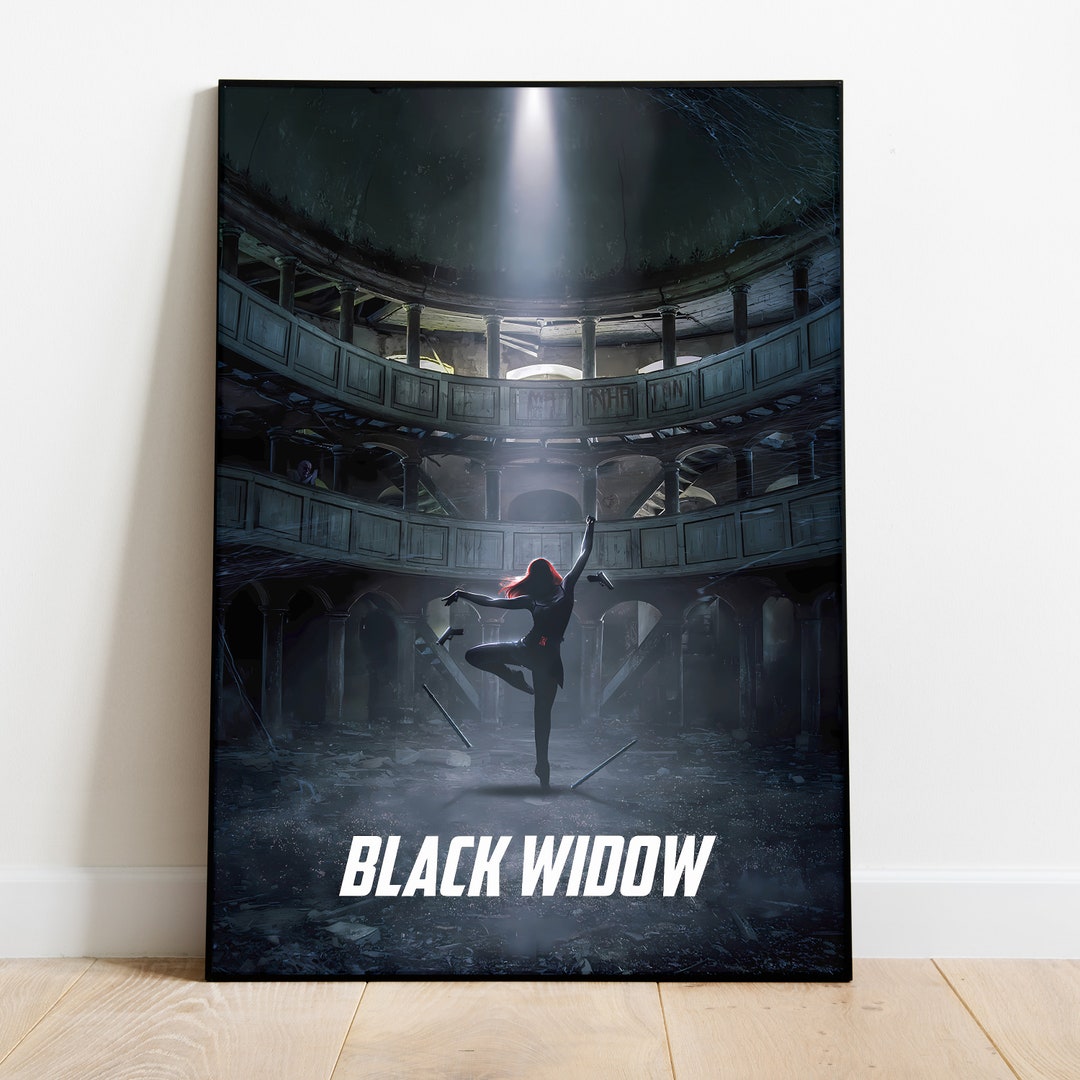 Black Widow Poster, Wall Art & Home Decor, Marvel Superhero Movie ...