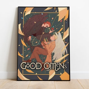 Good Omens Poster, Wandkunst & Wohnkultur, TV-Serie Poster Geschenk