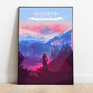 Affiche Horizon Zero Dawn, art mural et décoration d'intérieur, cadeau affiche de jeu vidéo d'action-RPG