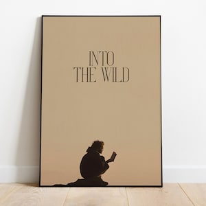 Poster di Into the Wild, arte murale e arredamento per la casa, poster di film d'avventura e dramma in regalo