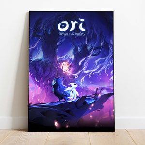 Ori and the Will of the Wisps Poster, Wandkunst & Wohnkultur, Plattform Abenteuer Videospiel Poster Geschenk