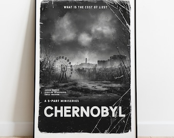 Chernobyl Poster, Wall Art & Home Decor, Historical Drama Series Poster Gift