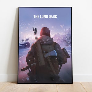 Póster de The Long Dark, arte mural y decoración del hogar, póster de videojuego de supervivencia, regalo