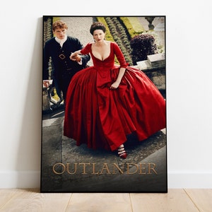 Outlander Poster, Wandkunst & Wohnkultur, Zeitreise Historisches Drama Serie Poster Geschenk