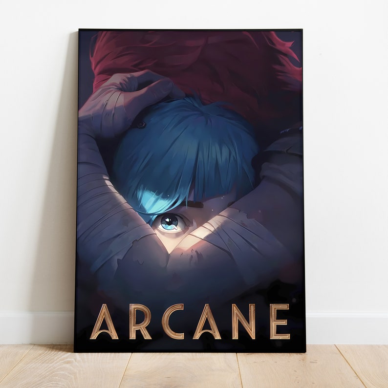 Arcane Poster, Wall Art & Home Decor, Animated Series Poster Gift
