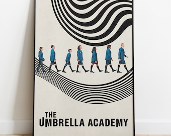 Poster di The Umbrella Academy, arte murale e arredamento per la casa, poster della serie TV sui supereroi in regalo