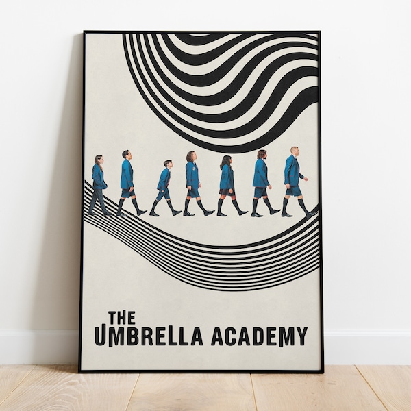 The Umbrella Academy Poster, Wall Art & Home Decor, Superhero TV Series Poster Gift