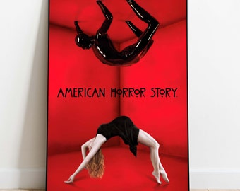 American Horror Story-affisch, väggkonst och heminredning, antologi-skräck-TV-serieaffisch present