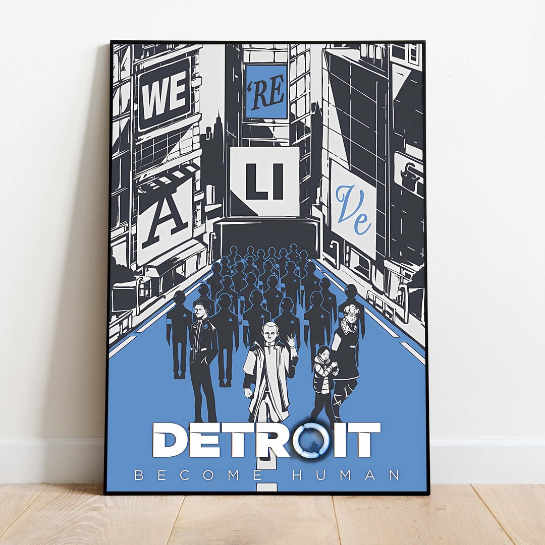Detroit: Become Human Poster, Wall Art & Home Decor, Interactive