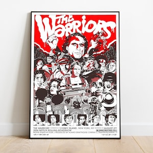 The Warriors Poster, Wall Art & Home Decor, Cult Classic Action Movie Poster Gift